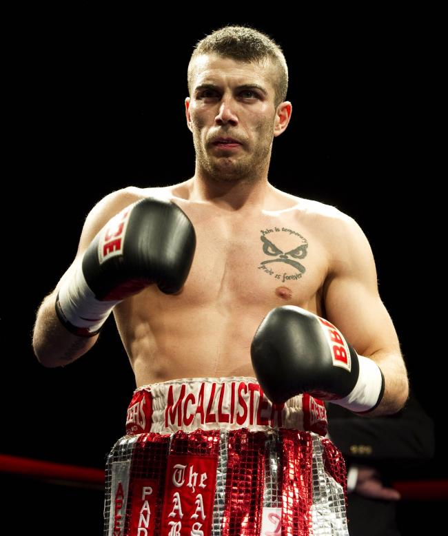 Lee McAllister British & Irish Boxing Authority